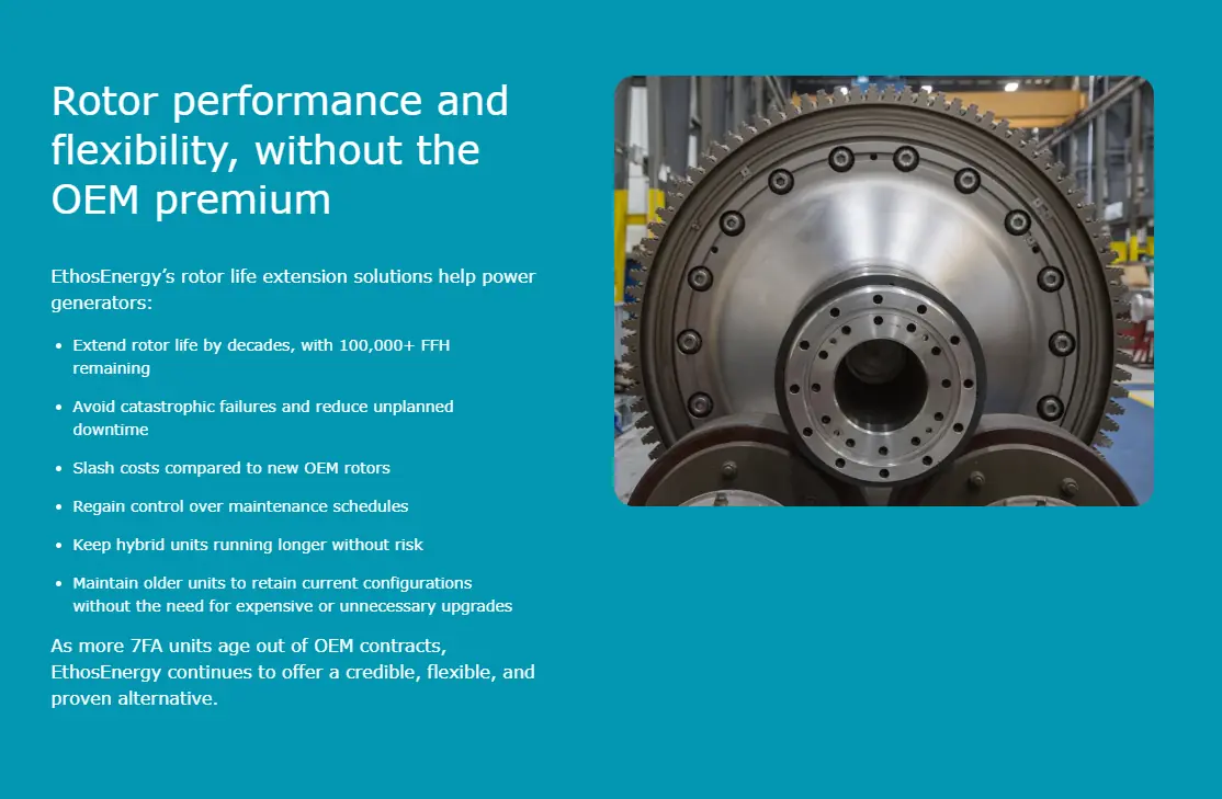EthosEnergy rotor performance content