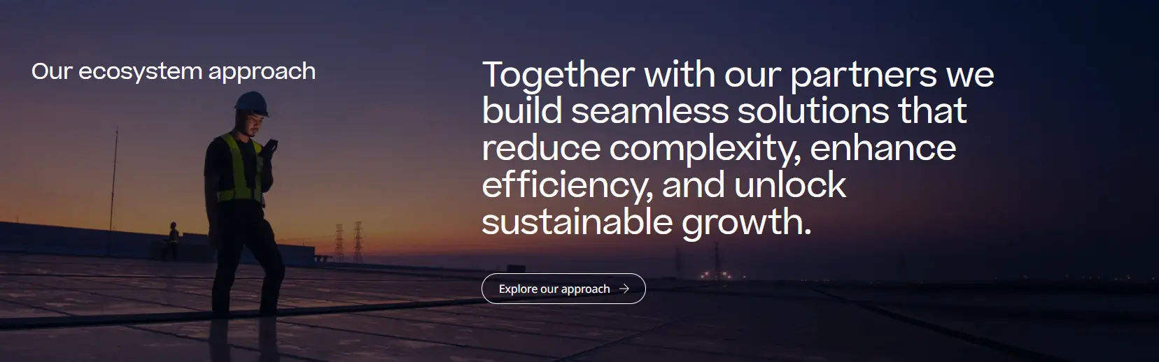 Public Körber website copy about its ecosystem approach